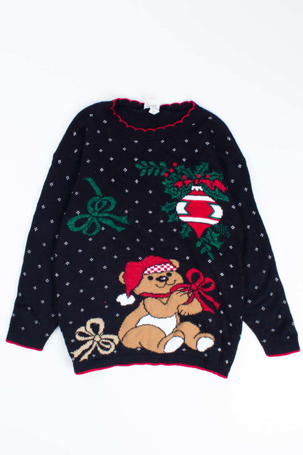 Black Ugly Christmas Pullover 54868