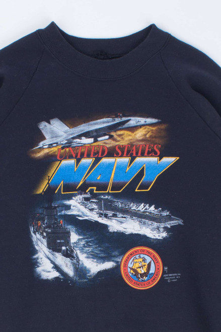 87' US Navy Vintage Graphic Sweatshirt