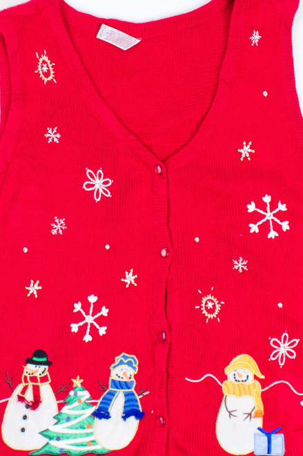 Red Ugly Christmas Vest 54838