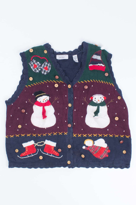 Multicolor Ugly Christmas Vest 55084