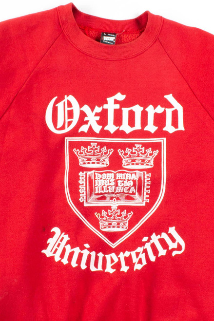 Vintage Oxford University Sweatshirt