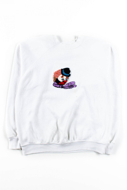 Sad Clown Patch Sweatshirt