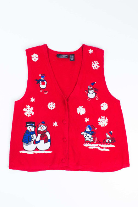 Red Ugly Christmas Vest 54840