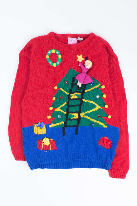 Red Ugly Christmas Pullover 55045