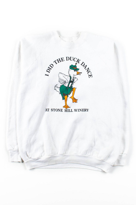 I Did The Duck Dance Sweatshirt
