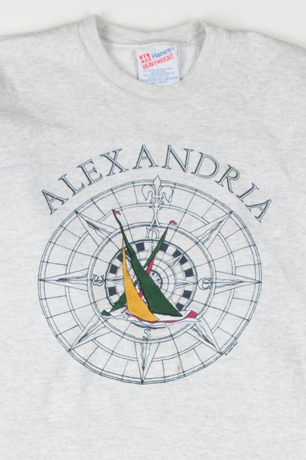 Embroidered Alexandria Sweatshirt