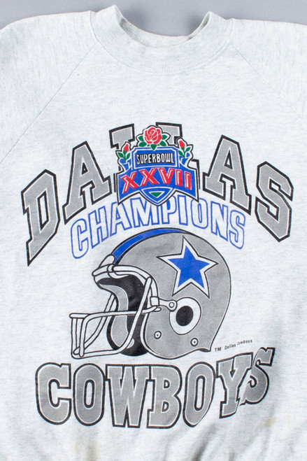 Dallas Cowboys Super Bowl XXVII Champions Sweatshirt