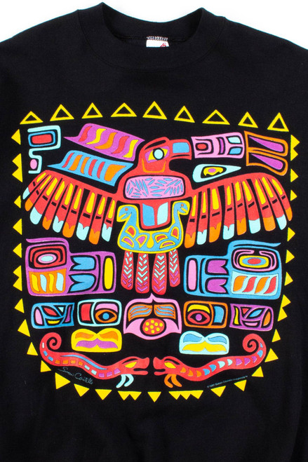 Black Totem Painting Sweatshirt - Ragstock.com