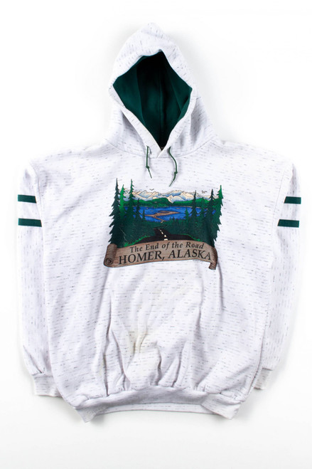 The End Of The Road Homer, Alaska Sweatshirt