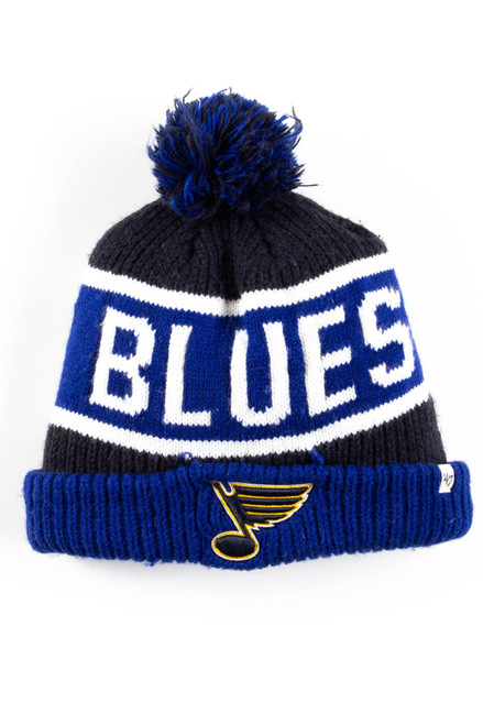 St. Louis Blues Pom Pom Vintage Beanie