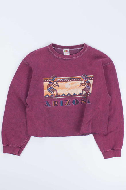 Arizona Stone Washed Crop Sweatshirt