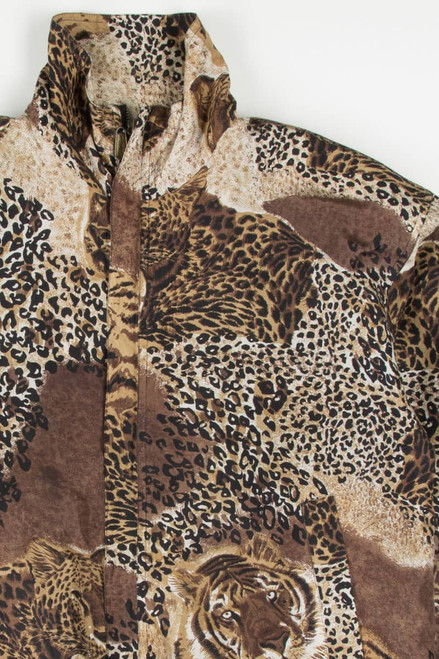 Jungle Cats Silk Jacket 18811