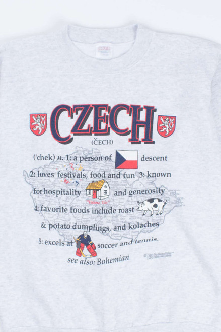 Vintage CZECH Graphic Sweatshirt