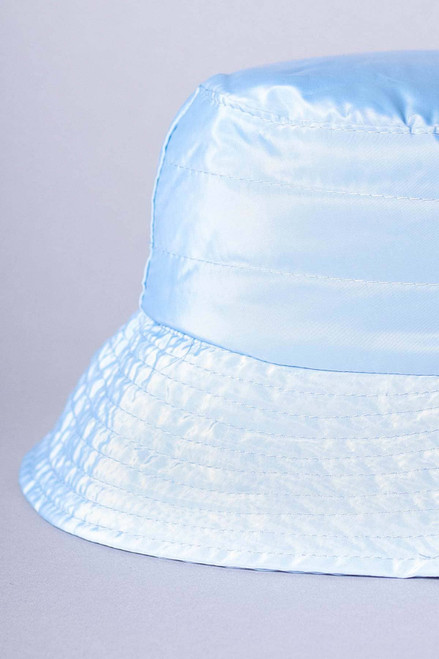 Baby Blue Windbreaker Bucket Hat