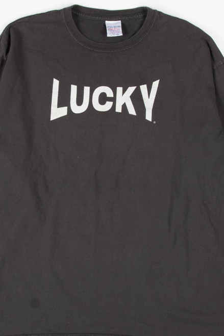 Black Lucky Brand Long Sleeve T-Shirt
