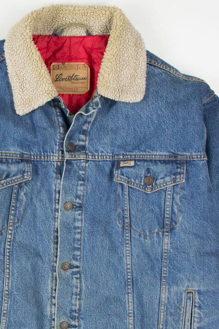 Vintage Levi's Padded Denim Jacket 1245