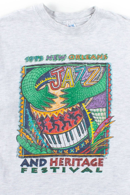 1993 New Orleans Jazz & Heritage Festival T-Shirt (Single Stitch)