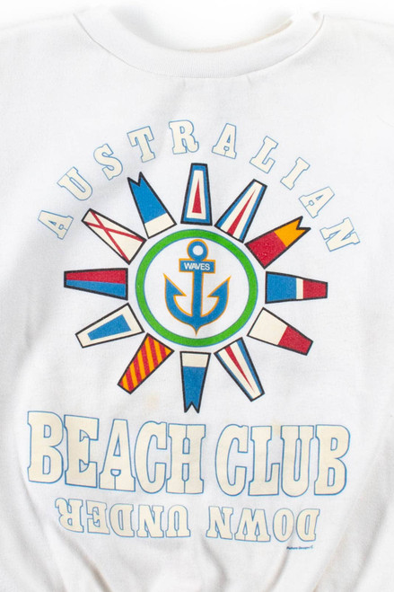 Australian Beach Club Short Sleeve Sweatshirt