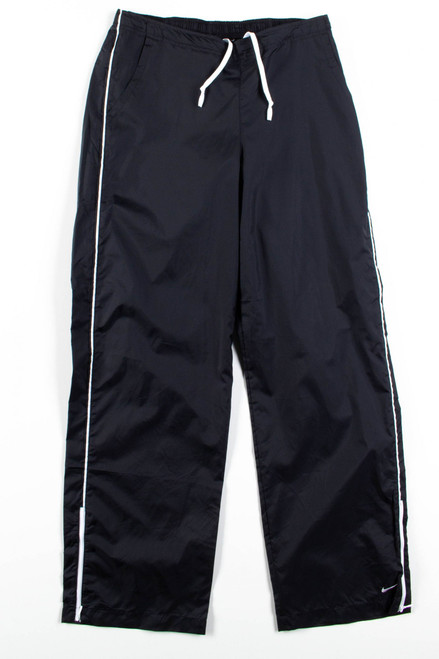 Black Striped Nike Track Pants (sz. M)