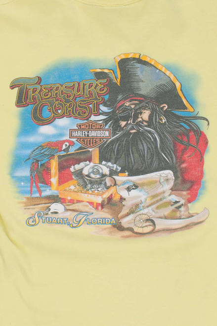 98' Treasure Coast Harley Davidson T-shirt