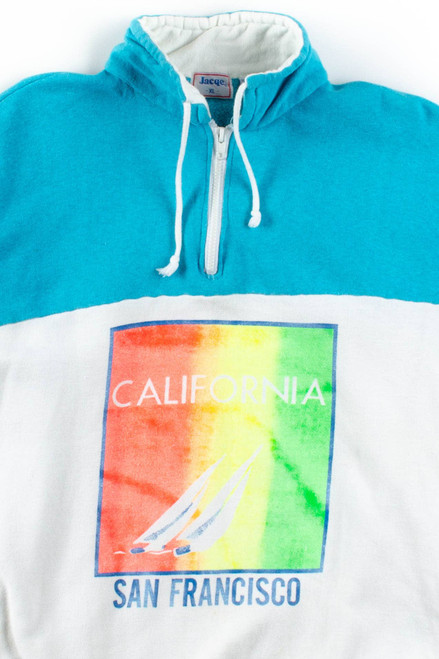 San Francisco Vintage Quarter Zip Sweatshirt