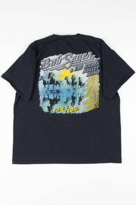 Bob Seger And the Silver Bullet Band 2011 Tour T-Shirt - Ragstock.com