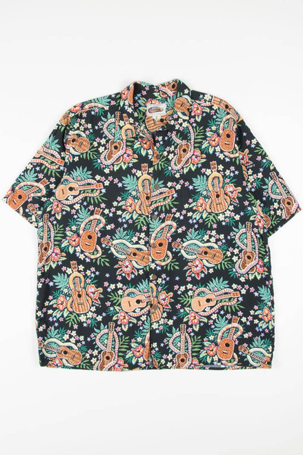 Festive Ukulele Hawaiian Shirt 1845