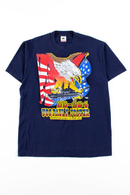 USS Paul Foster T-Shirt (Single Stitch)