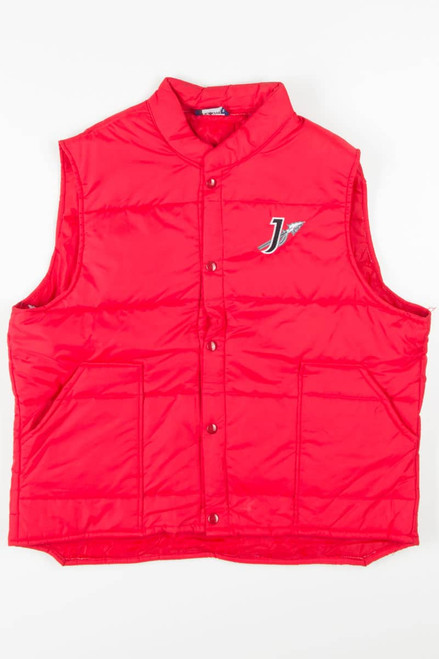 Red "J" Embroidered Padded Vest