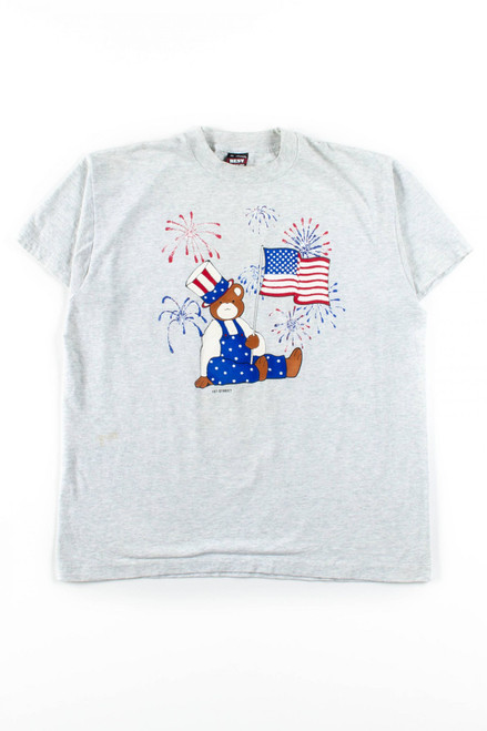 Patriot Bear T-Shirt (Single Stitch)