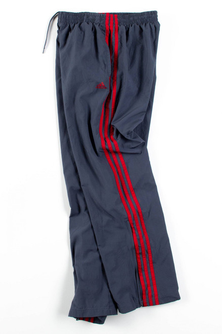 Grey & Red Adias Track Pants (sz. Youth XL)