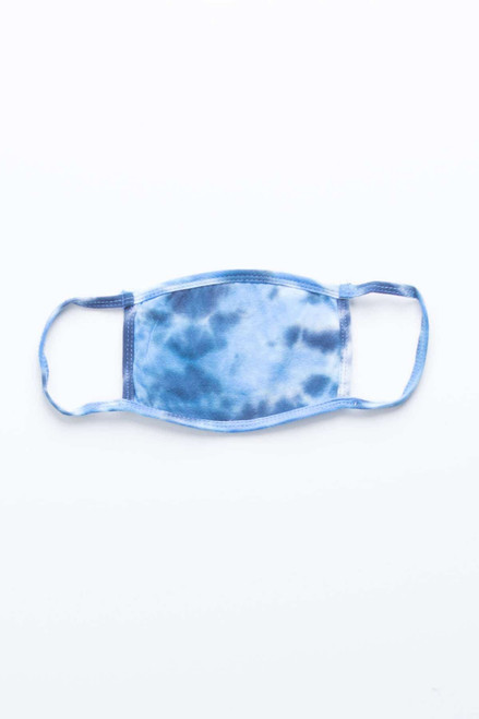 Blue Tie Dye Face Mask 1