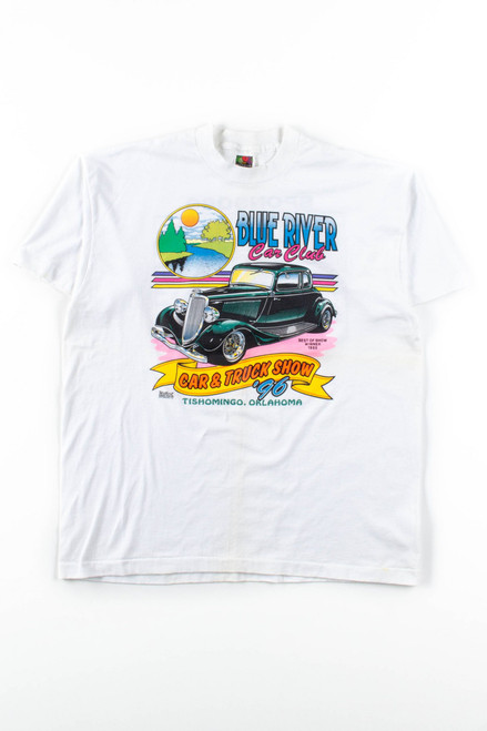 Blue River Car Club T-Shirt (1996, Single Stitch)