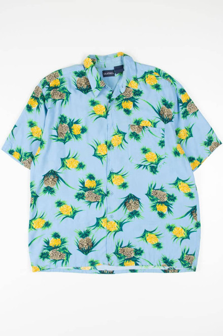 Blue Pineapple Hawaiian Shirt 1829