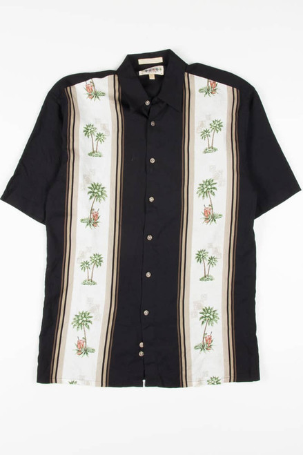 Tropical Bowling Stripes Hawaiian Shirt 1792