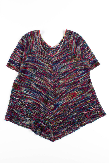 Multicolor Knit Blouse