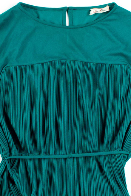 Green Ruched Blouse