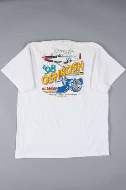 1998 Oshkosh 46th Annuyal Fly-In Souvenir T-Shirt
