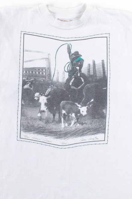 Real Workin' Cowboys T-Shirt (1990, Single Stitch)