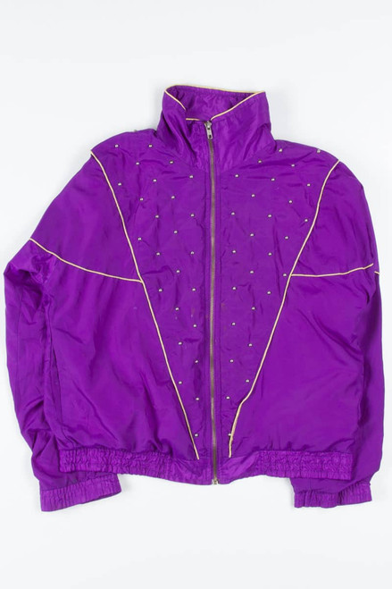 Purple Studded Windbreaker