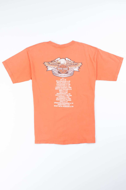 Orange Harley-Davidson T-shirt