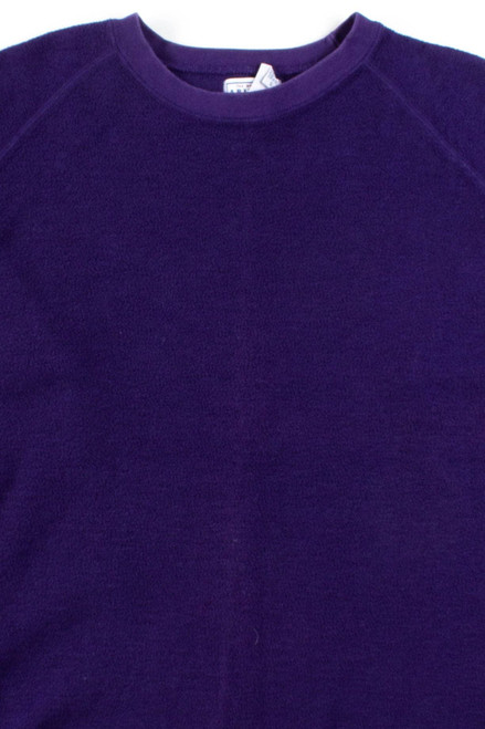 Purple Fleece Sweatshirt