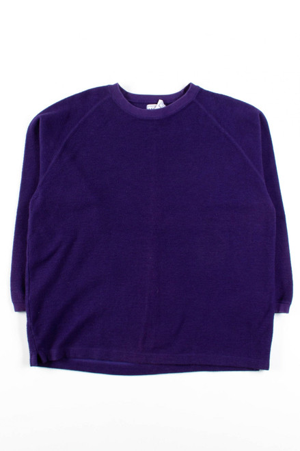 Purple Fleece Sweatshirt