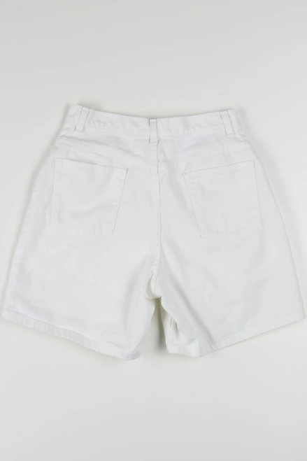 Women's Vintage White Chic Denim Shorts 301 (sz. 12)