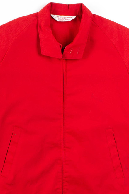 Red Boy Scouts Bomber Jacket