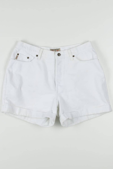 Women's Vintage White Denim Shorts 326 (sz. 13/14)