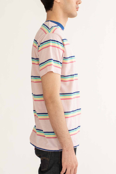 Chalk Pink Striped T-Shirt