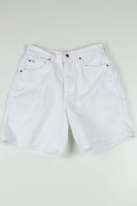 Women's Vintage White Chic Denim Shorts 331 (sz. 14)