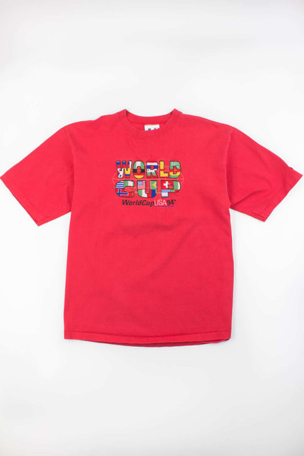 94' World Cup Embroidered T-Shirt (Single Stitch)