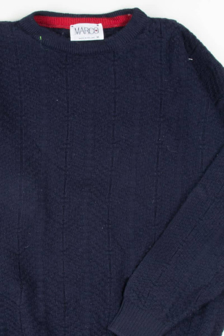 Vintage Navy Irish 80s Sweater 3322 - Ragstock.com